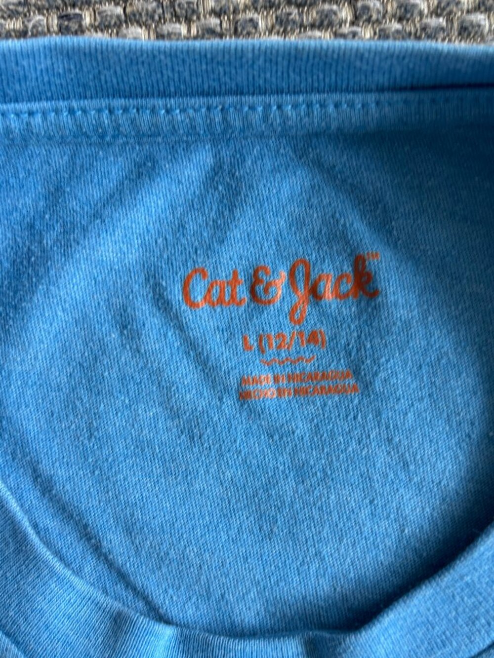 Cat & Jack Boys 4 Pack Short Sleeve T-Shirts Size L 12/14 Bundle - Picture 3 of 14